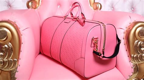 jeffree star pink gucci bag